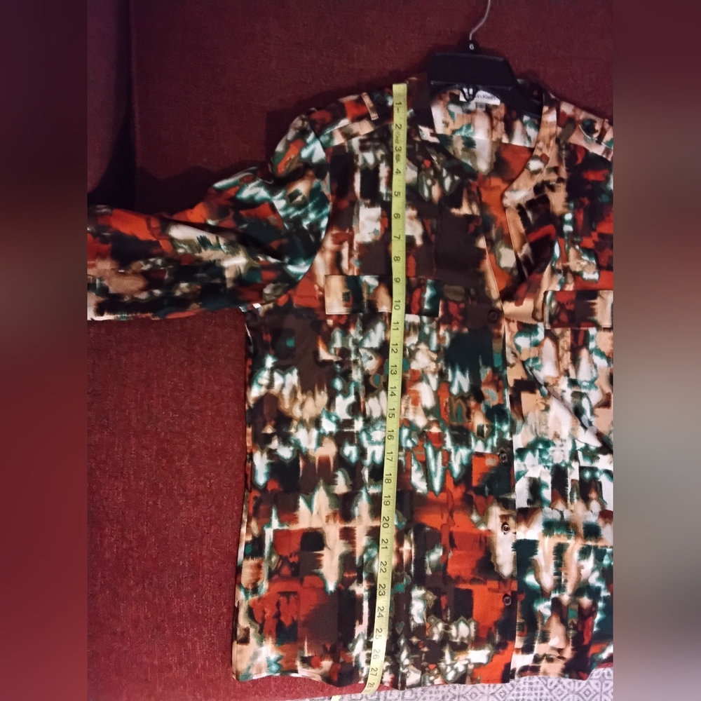 Calvin Klein Collection Multicolor Abstract Blouse - Picture 10 of 10